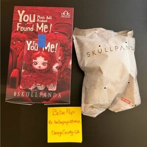 CHOMP - Skullpanda You Found Me! Series Plush Doll Pendant